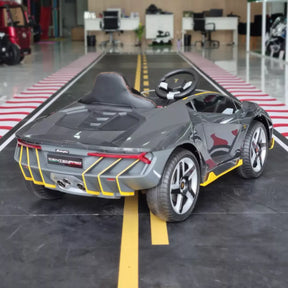 Carro Elétrico Infantil Lamborghini Centenário Cinza 12v