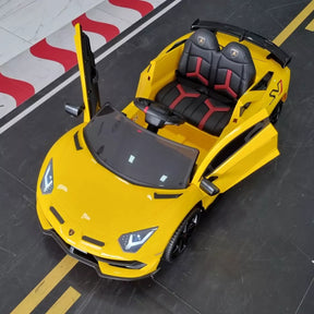 Carro Elétrico Infantil Lamborghini Aventador Amarelo 12v