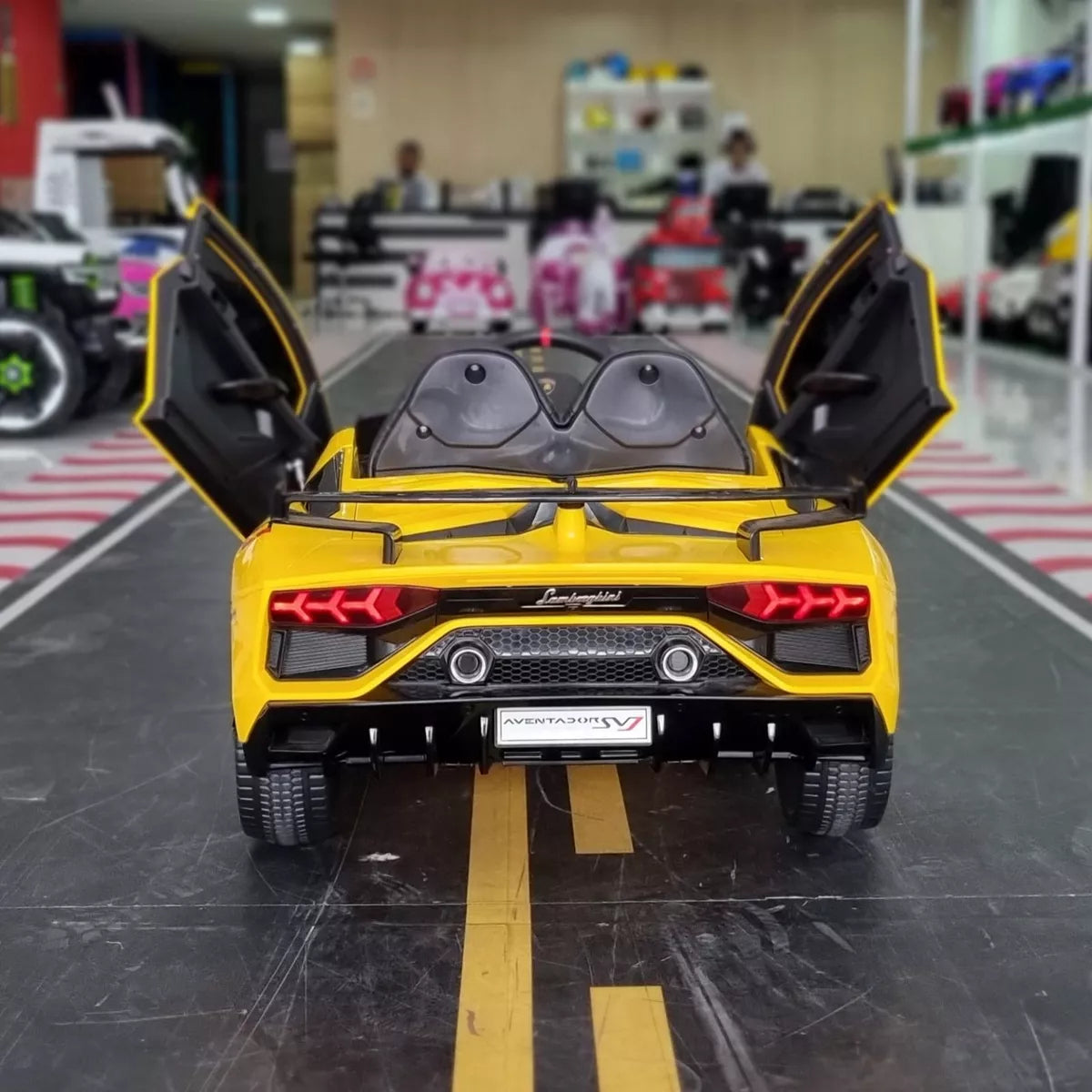 Carro Elétrico Infantil Lamborghini Aventador Amarelo 12v