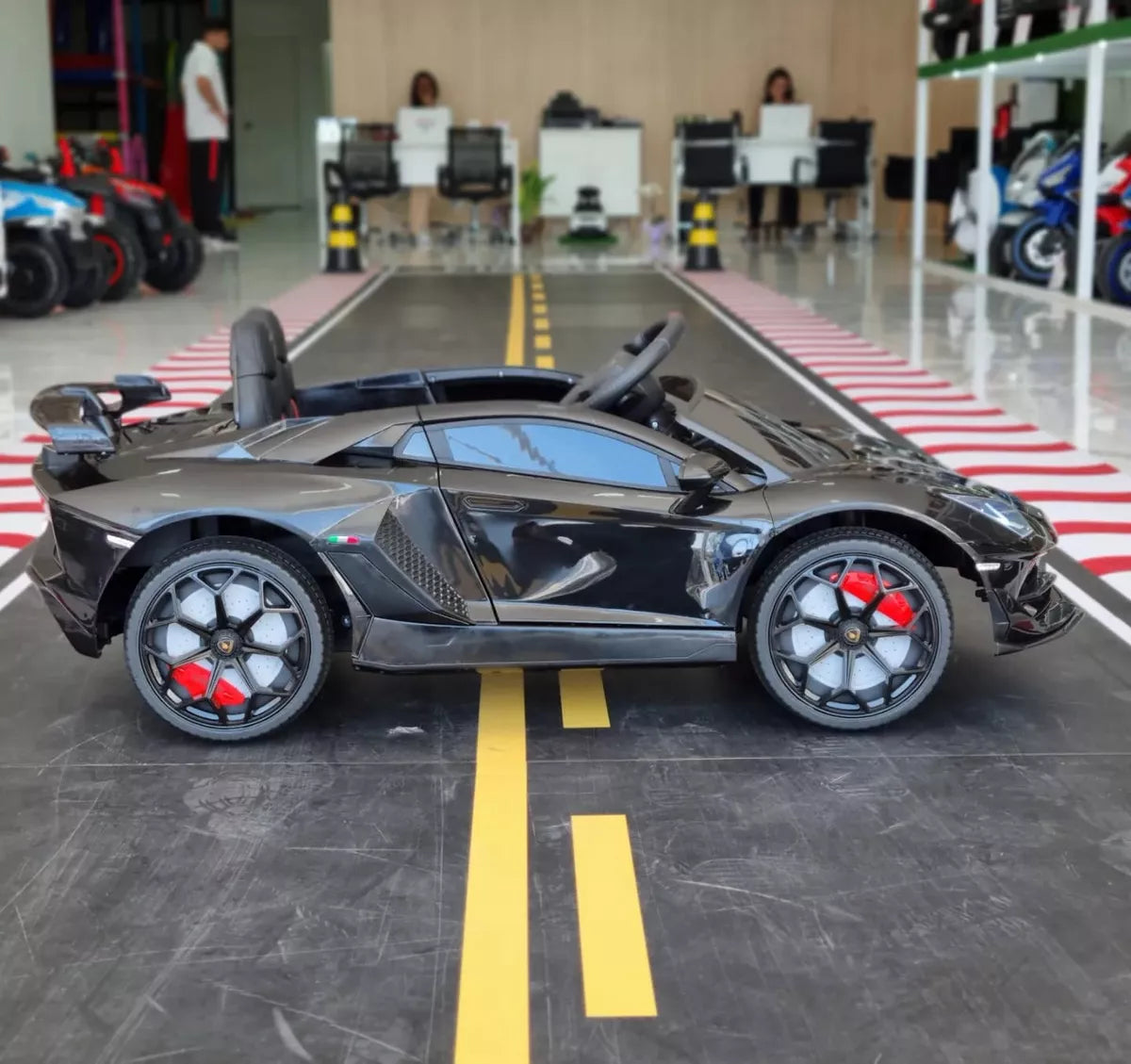 Carro Elétrico Infantil Lamborghini Aventador Preto 12v