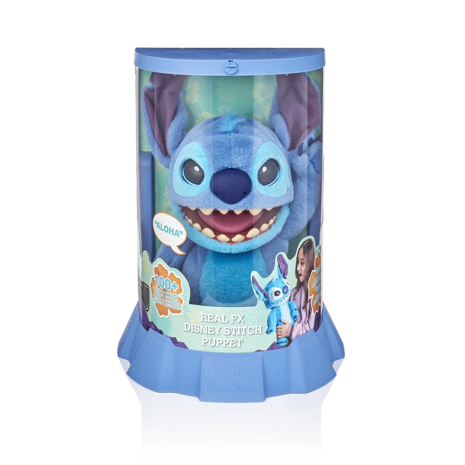 Stitch Pelucia Realista Animada - Grande 30cm (Edição Limitada)